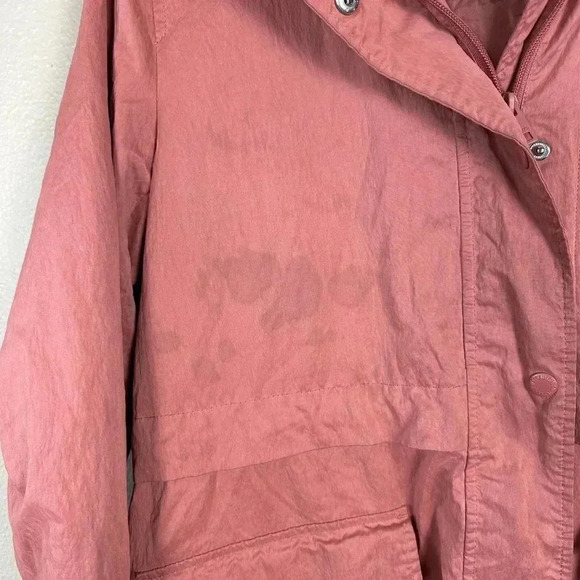 Levi's Longline Utility Rain Jacket Barbiecore Pink Medium - Picture 7 of 7